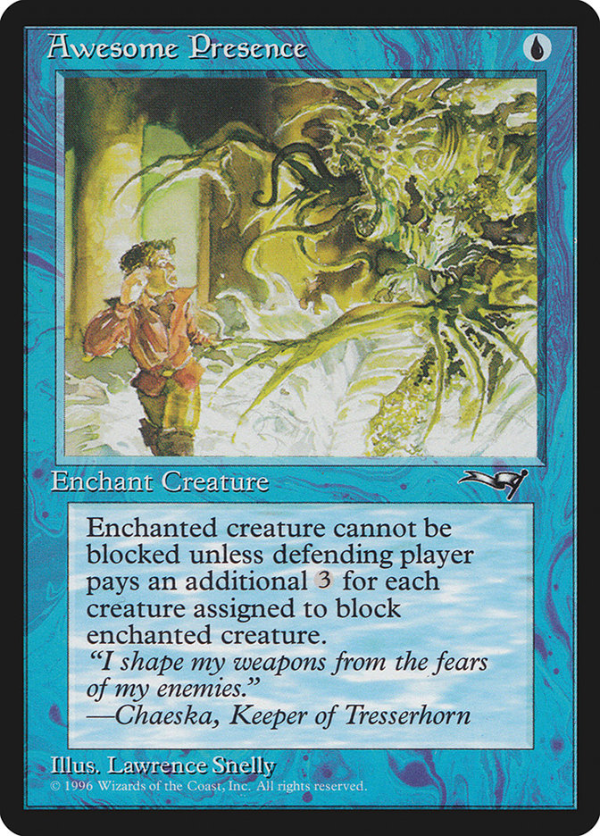 Awesome Presence (Creature Side) [Alliances] | Cracking-Singles