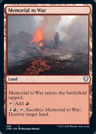 Memorial to War [Commander Legends] | Cracking-Singles