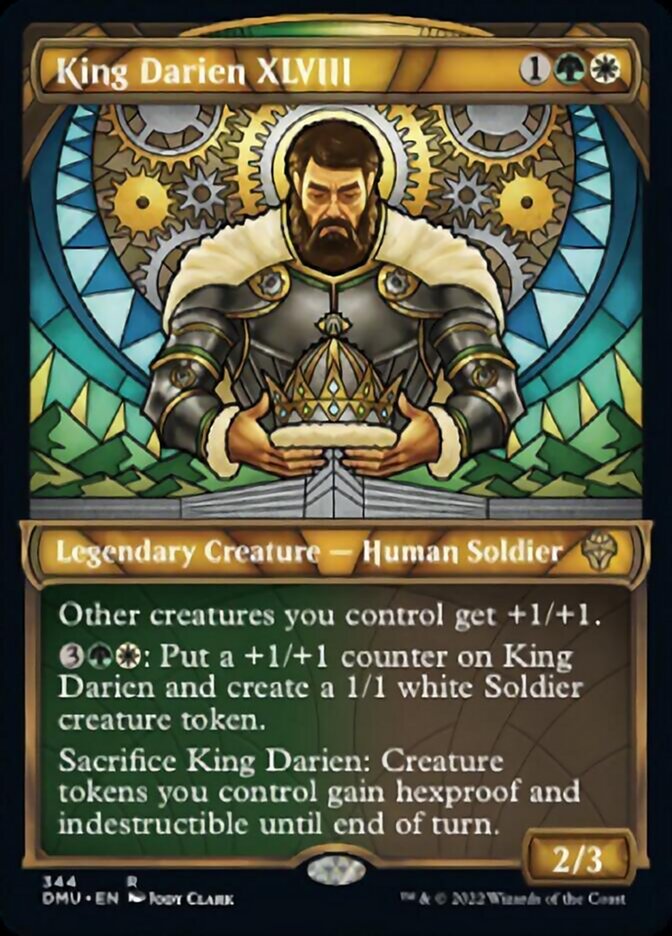 King Darien XLVIII (Showcase Textured) [Dominaria United] | Cracking-Singles