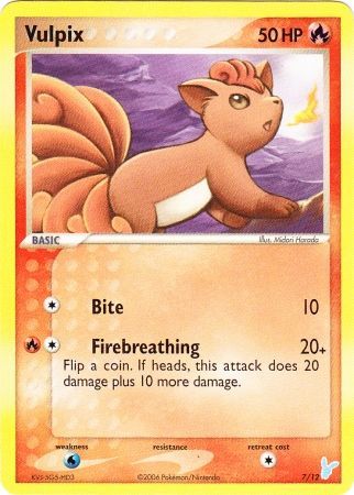 Vulpix (7/12) [EX: Trainer Kit 2 - Minun] | Cracking-Singles