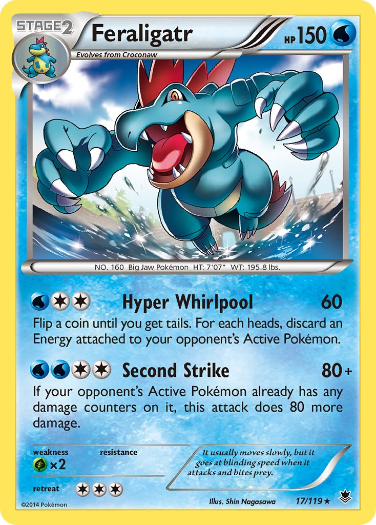 Feraligatr (17/119) (Theme Deck Exclusive) [XY: Phantom Forces] | Cracking-Singles