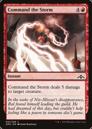 Command the Storm [Guilds of Ravnica] | Cracking-Singles