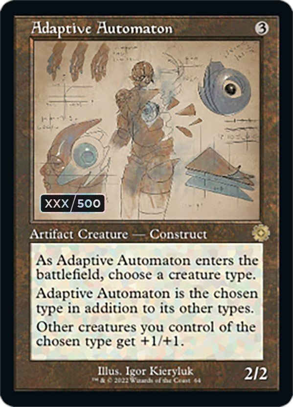 Adaptive Automaton (Retro Schematic) (Serial Numbered) [The Brothers' War Retro Artifacts] | Cracking-Singles