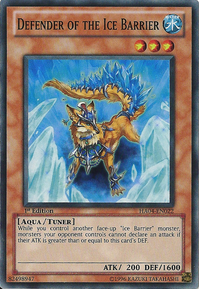 Defender of the Ice Barrier [HA04-EN022] Super Rare | Cracking-Singles