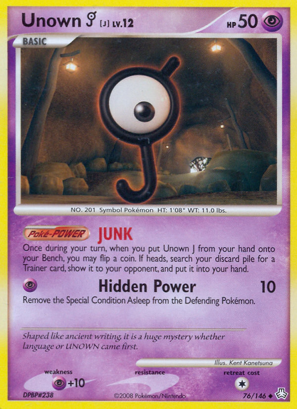 Unown J (76/146) [Diamond & Pearl: Legends Awakened] | Cracking-Singles