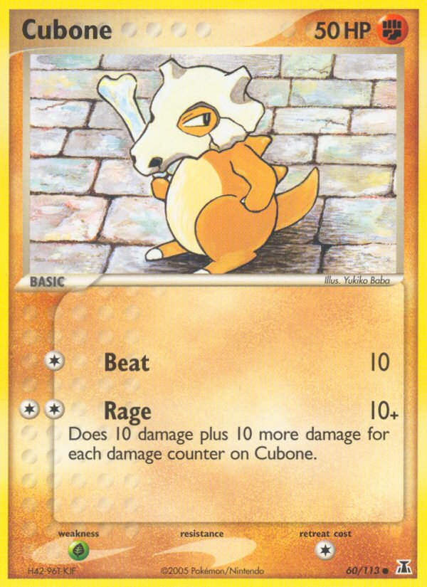 Cubone (60/113) [EX: Delta Species] | Cracking-Singles