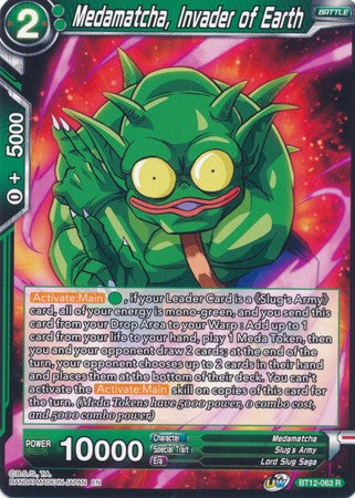 Medamatcha, Invader of Earth [BT12-063] | Cracking-Singles