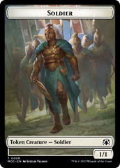 Soldier // Insect Double-Sided Token [March of the Machine Commander Tokens] | Cracking-Singles