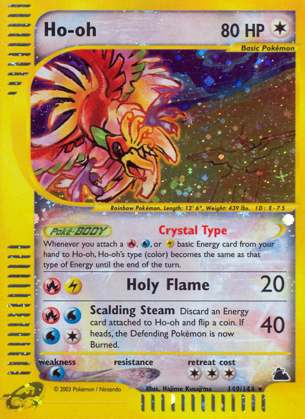 Ho-oh (149/144) [Skyridge] | Cracking-Singles