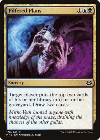 Pilfered Plans [Modern Masters 2017] | Cracking-Singles