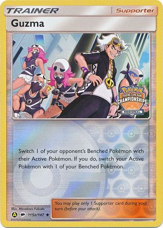 Guzma (115a/147) (Regional Championship Promo) [Sun & Moon: Burning Shadows] | Cracking-Singles