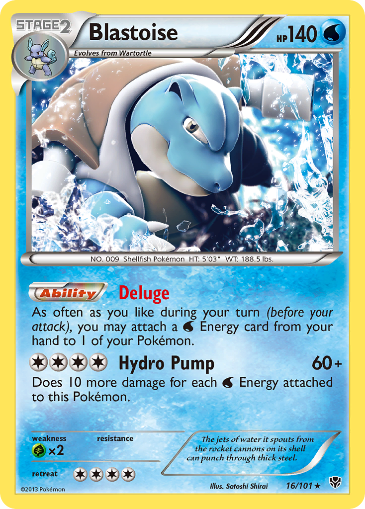 Blastoise (16/101) [Black & White: Plasma Blast] | Cracking-Singles