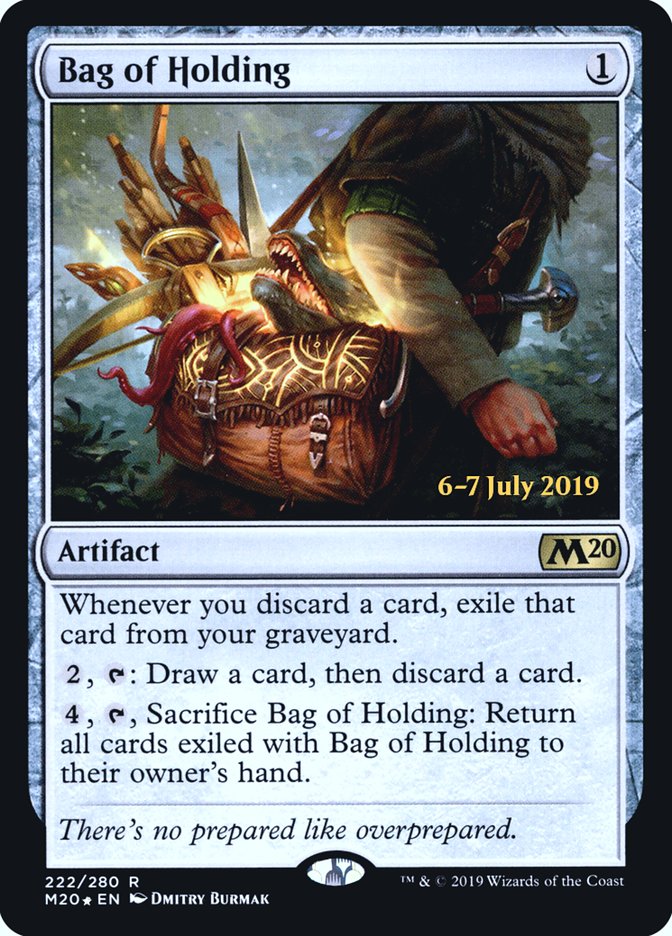 Bag of Holding  [Core Set 2020 Prerelease Promos] | Cracking-Singles