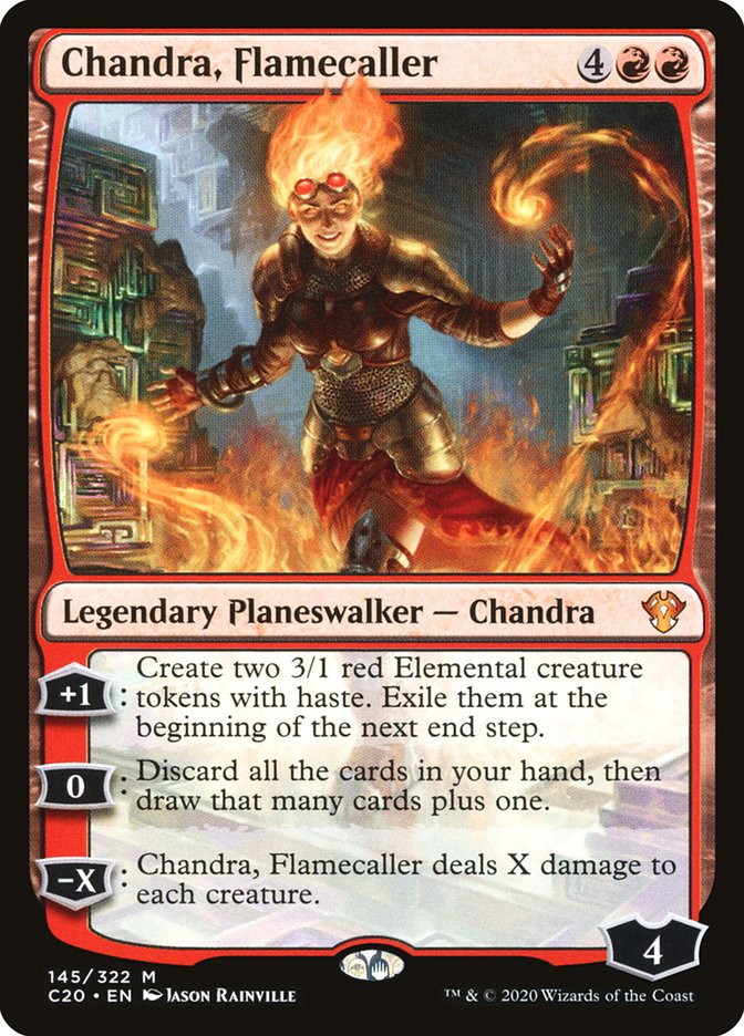 Chandra, Flamecaller [Commander 2020] | Cracking-Singles