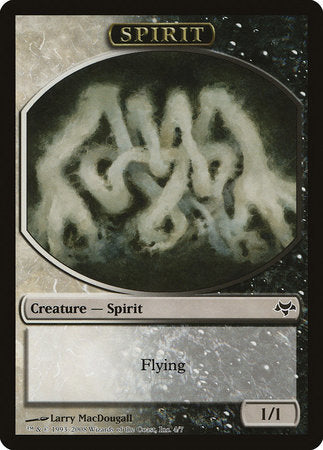 Spirit Token (Black/White) [Eventide Tokens] | Cracking-Singles