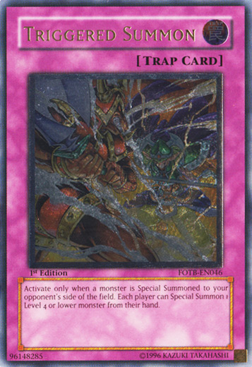 Triggered Summon [FOTB-EN046] Ultimate Rare | Cracking-Singles