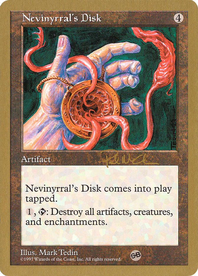 Nevinyrral's Disk (Paul McCabe) (SB) [World Championship Decks 1997] | Cracking-Singles