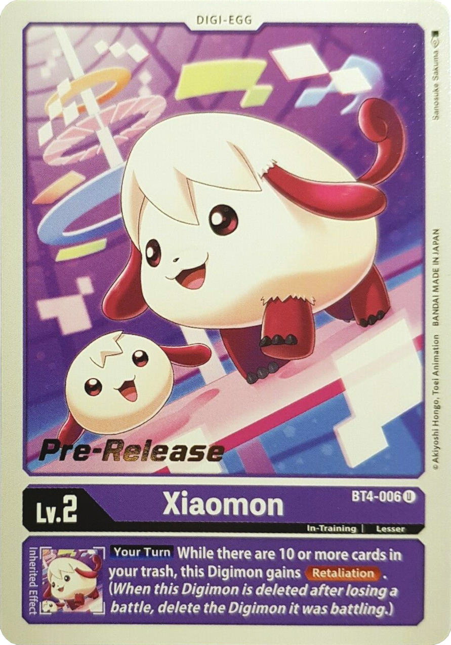 Xiaomon [BT4-006] [Great Legend Pre-Release Promos] | Cracking-Singles