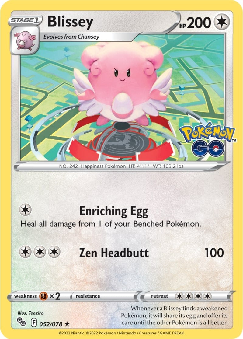 Blissey (052/078) [Pokémon GO] | Cracking-Singles