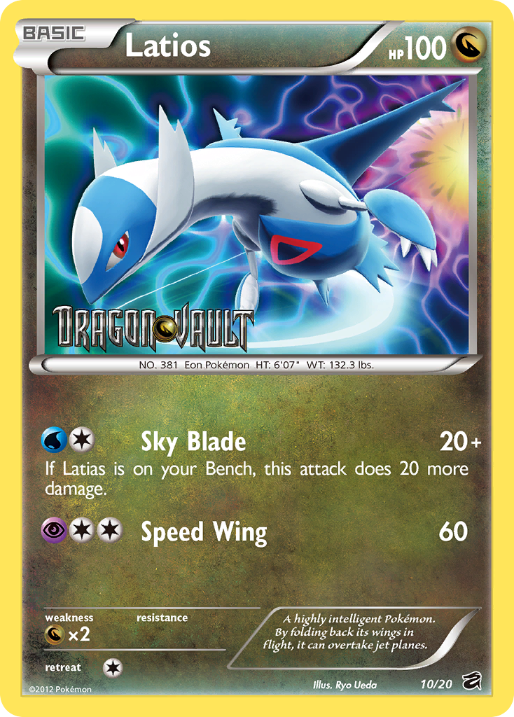 Latios (10/20) (Blister Exclusive) [Black & White: Dragon Vault] | Cracking-Singles