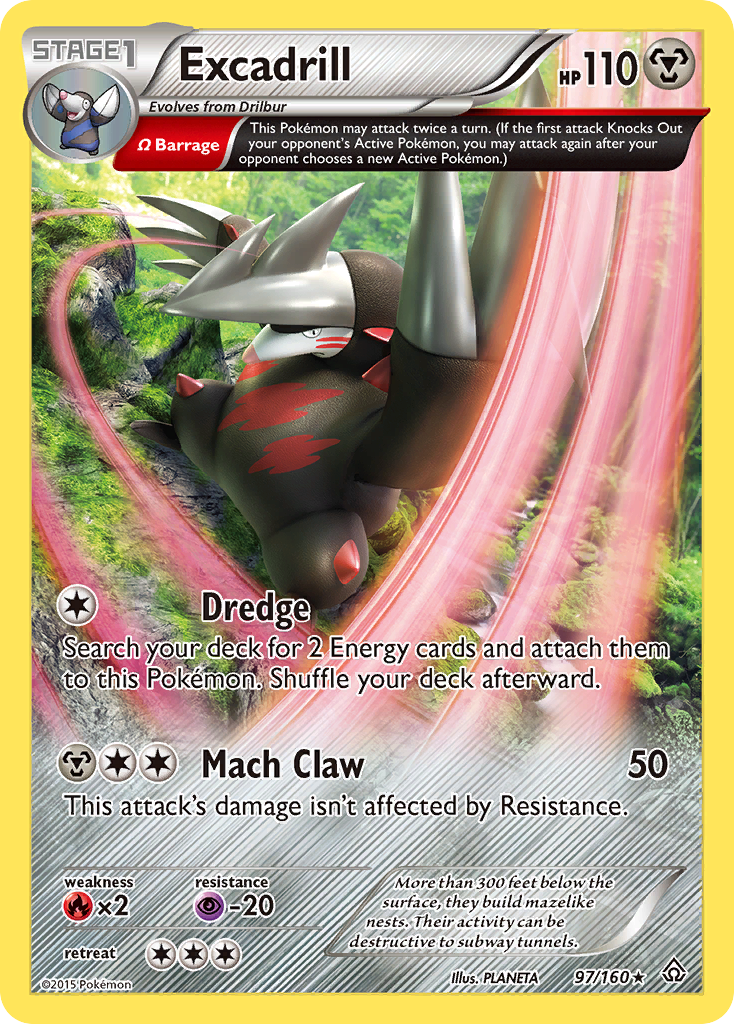 Excadrill (97/160) [XY: Primal Clash] | Cracking-Singles