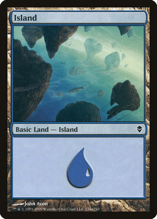 Island (234a) [Zendikar] | Cracking-Singles