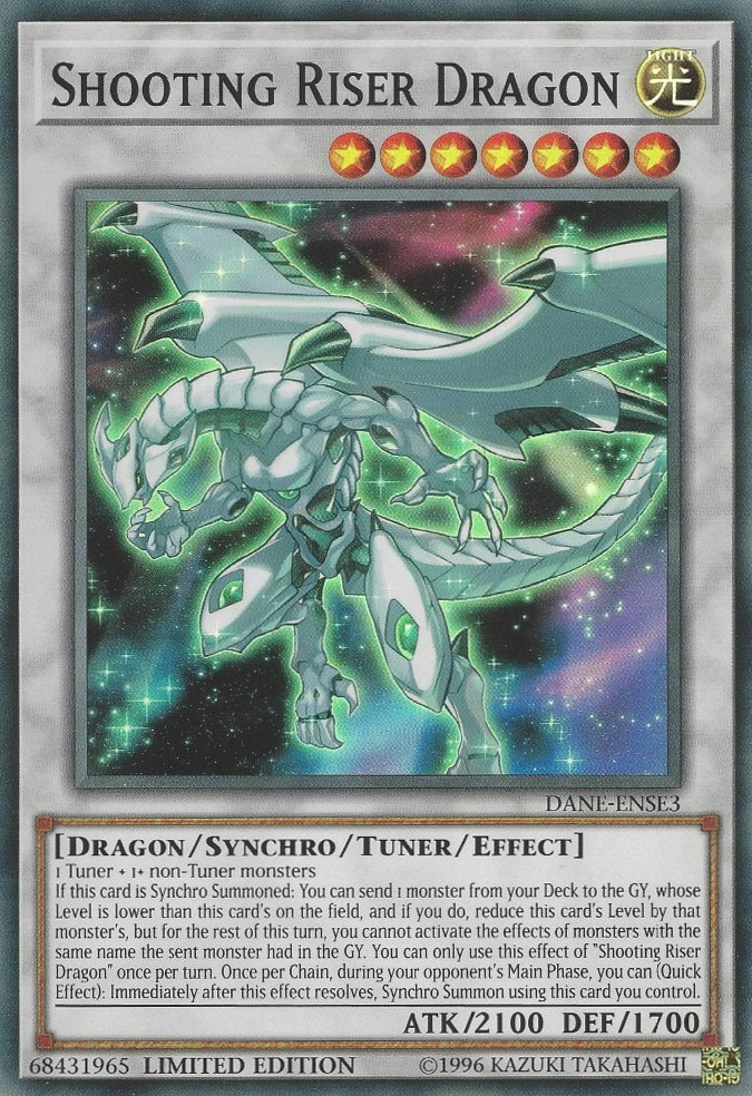 Shooting Riser Dragon [DANE-ENSE3] Super Rare | Cracking-Singles