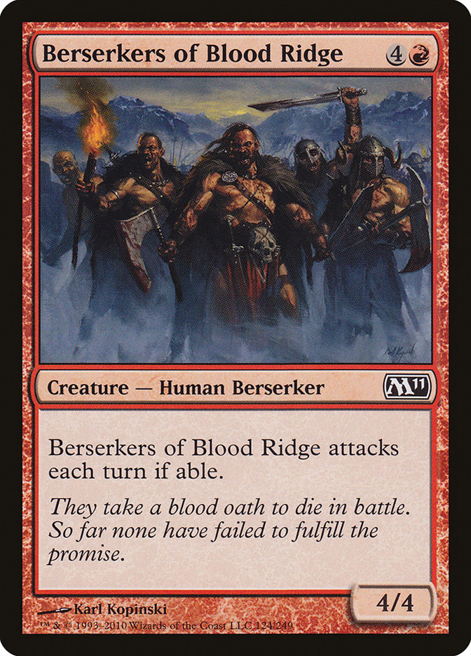 Berserkers of Blood Ridge [Magic 2011] | Cracking-Singles