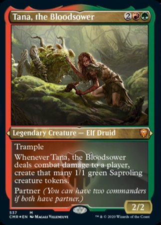 Tana, the Bloodsower (Foil Etched) [Commander Legends] | Cracking-Singles