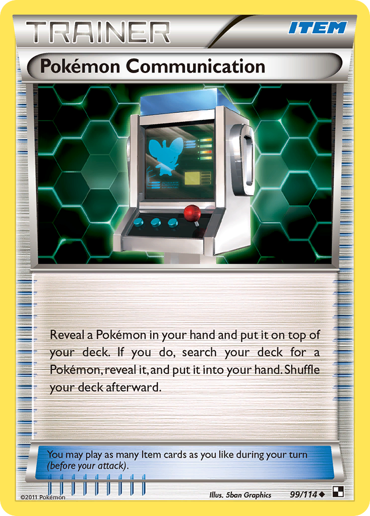 Pokemon Communication (99/114) [Black & White: Base Set] | Cracking-Singles