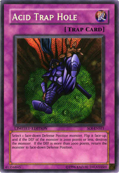 Acid Trap Hole [SOI-ENSE1] Secret Rare | Cracking-Singles