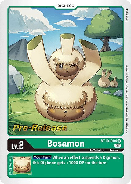 Bosamon [BT10-004] [Xros Encounter Pre-Release Cards] | Cracking-Singles