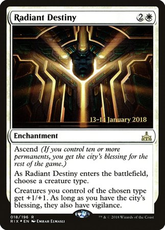 Radiant Destiny [Rivals of Ixalan Promos] | Cracking-Singles