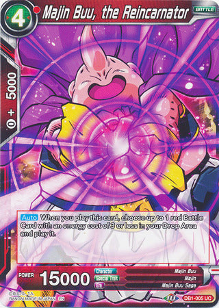 Majin Buu, the Reincarnator (DB1-005) [Dragon Brawl] | Cracking-Singles