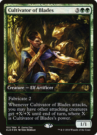 Cultivator of Blades [Kaladesh Promos] | Cracking-Singles