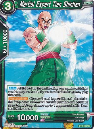 Martial Expert Tien Shinhan [BT2-083] | Cracking-Singles