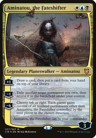 Aminatou, the Fateshifter (Commander 2018) [Commander 2018 Oversized] | Cracking-Singles