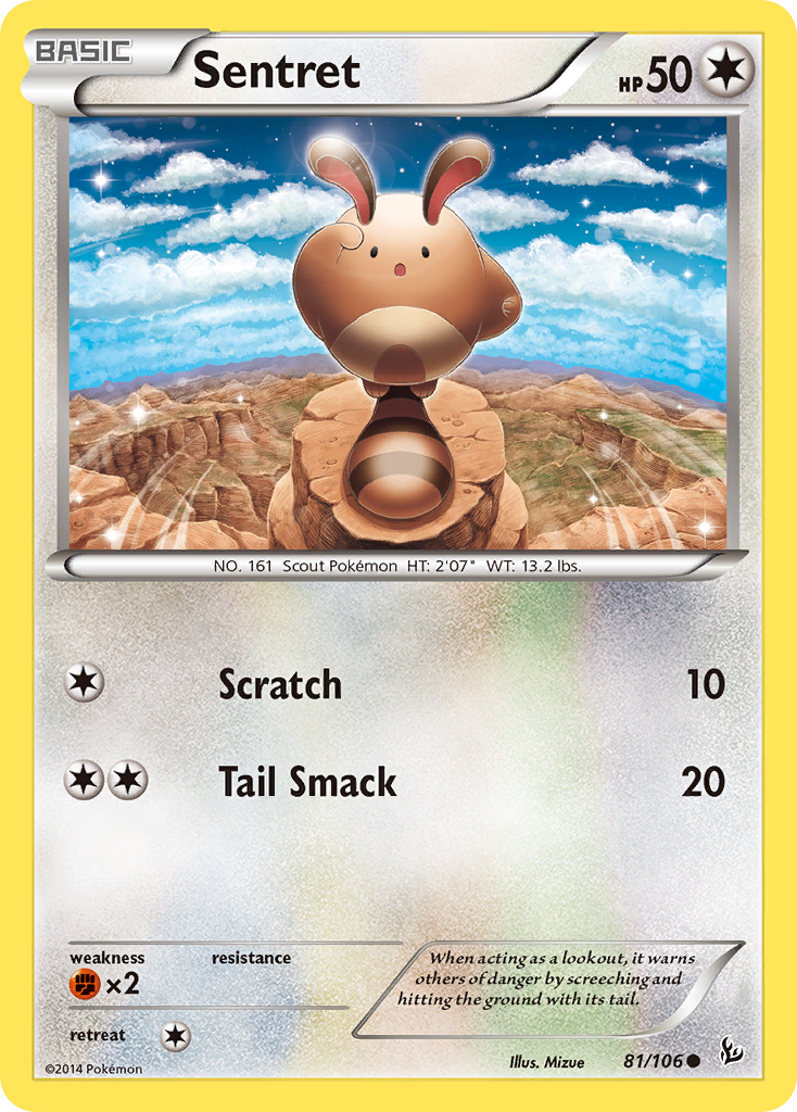 Sentret (81/106) [XY: Flashfire] | Cracking-Singles