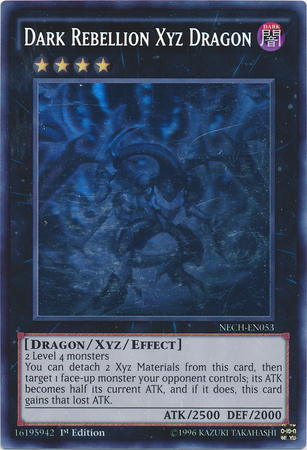 Dark Rebellion Xyz Dragon [NECH-EN053] Ghost Rare | Cracking-Singles