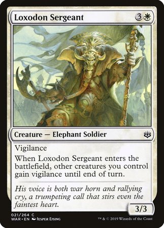 Loxodon Sergeant [War of the Spark] | Cracking-Singles