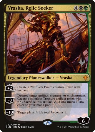 Vraska, Relic Seeker [Ixalan Promos] | Cracking-Singles