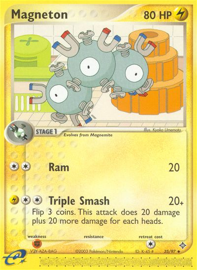 Magneton (35/97) [EX: Dragon] | Cracking-Singles