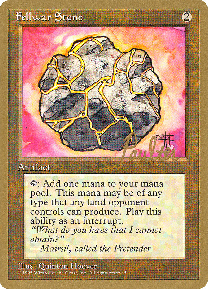 Fellwar Stone (Preston Poulter) [Pro Tour Collector Set] | Cracking-Singles