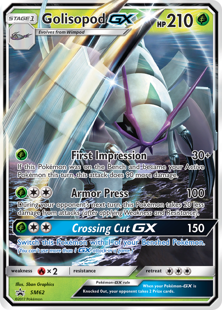 Golisopod GX (SM62) [Sun & Moon: Black Star Promos] | Cracking-Singles