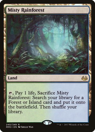 Misty Rainforest [Modern Masters 2017] | Cracking-Singles