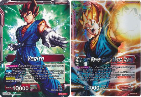 Vegito // Fusion Warrior Super Saiyan Vegito [BT2-001] | Cracking-Singles