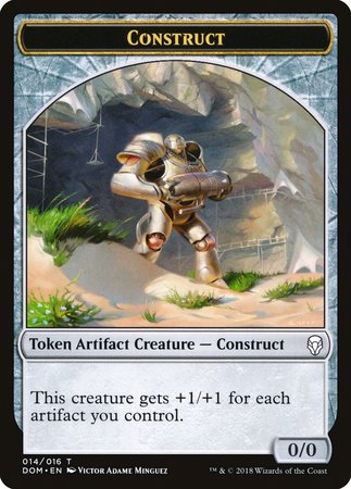 Construct Token [Dominaria Tokens] | Cracking-Singles