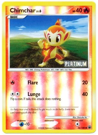 Chimchar (56/100) [Burger King Promos: 2009 Collection] | Cracking-Singles