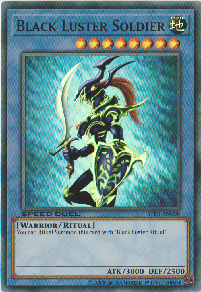 Black Luster Soldier [STP3-EN008] Super Rare | Cracking-Singles