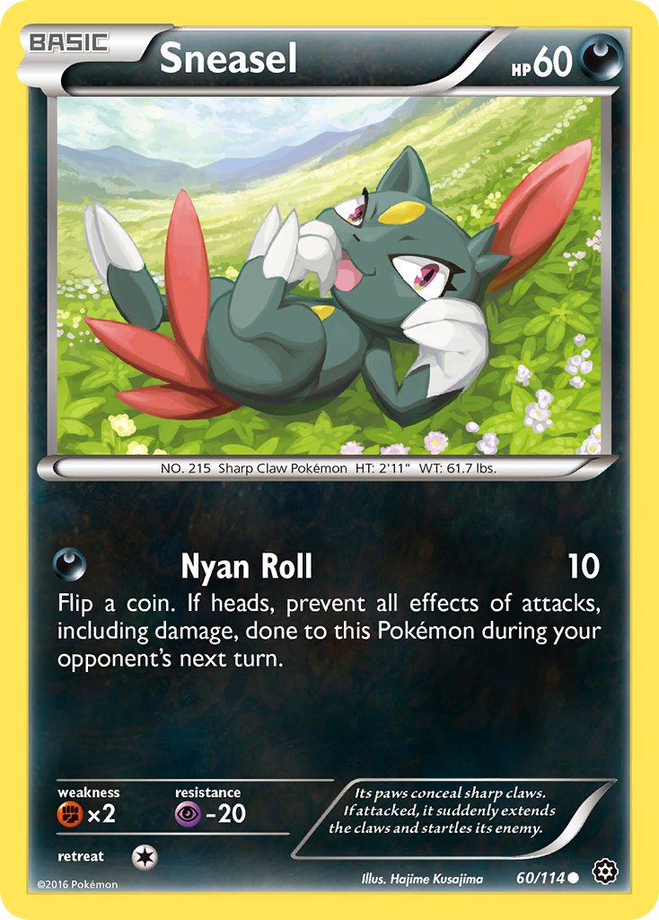 Sneasel (60/114) [XY: Steam Siege] | Cracking-Singles